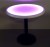 30 Inch Round Light Up Glow Top Table with Round Black Base