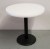 30 Inch Round Light Up Glow Top Table with Round Black Base