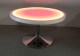 30 Inch Round Portable Light Up Top Round Coffee Table