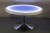 30 Inch Round Portable Light Up Top Round Coffee Table