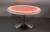 30 Inch Round Portable Light Up Top Round Coffee Table