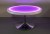 30 Inch Round Portable Light Up Top Round Coffee Table