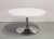 30 Inch Round Portable Light Up Top Round Coffee Table