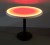 36 Inch Round Light Up Glow Top Table with Round Black Base