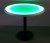 36 Inch Round Light Up Glow Top Table with Round Black Base