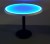 36 Inch Round Light Up Glow Top Table with Round Black Base