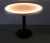 36 Inch Round Light Up Glow Top Table with Round Black Base