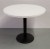 36 Inch Round Light Up Glow Top Table with Round Black Base