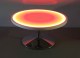 36 Inch Round Portable Light Up Top Round Coffee Table