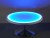 36 Inch Round Portable Light Up Top Round Coffee Table