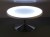 36 Inch Round Portable Light Up Top Round Coffee Table