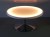 36 Inch Round Portable Light Up Top Round Coffee Table