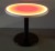 36 Inch Round Light Up Glow Top Table with Round Black Base