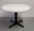 42 Round Light Up Glow Top Table with Black Cross Base