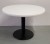 42 Inch Round Light Up Glow Top Table with Round Black Base