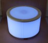 30 Inch Round Light Up Coffee Table Cylinder Series 