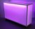 18 x 60 Light Up Glow Counter Bar Height On Wheels