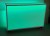 18 x 60 Light Up Glow Counter Bar Height On Wheels