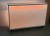 18 x 60 Light Up Glow Counter Bar Height On Wheels