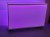 18 x 60 Light Up Glow Counter Bar Height On Wheels