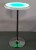 24 Round Light Up Glow Top LED Portable Highboy Table
