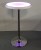 24 Round Light Up Glow Top LED Portable Highboy Table