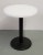 24 Inch Round Light Up Glow Top Table with Round Black Base