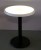 24 Inch Round Light Up Glow Top Table with Round Black Base