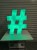 hashtag sign